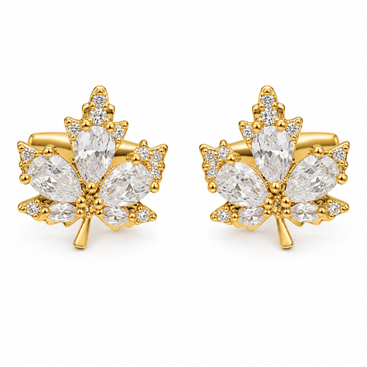 The Crystal Jardin Cufflinks - Flat Lay