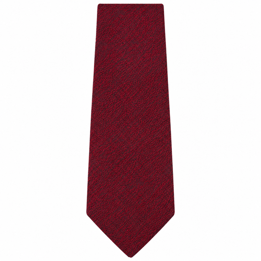 Burgundy Wine Solid Textured Necktie