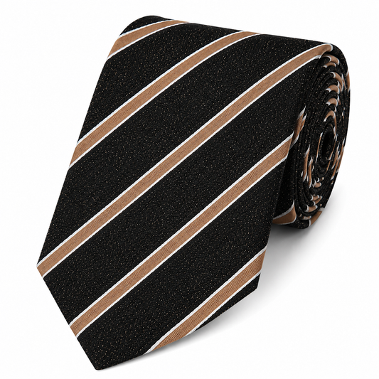 Signature Noir & Gold Tie