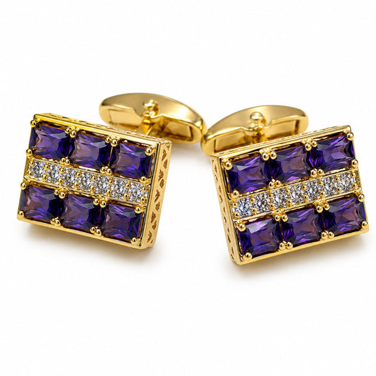 Emerald & Diamond Luxury Cufflinks