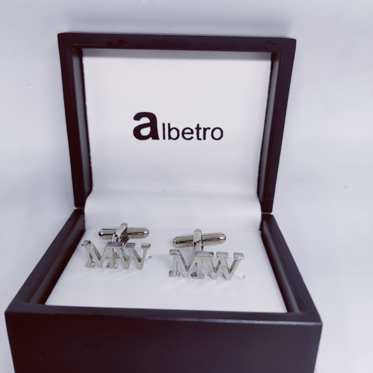 MW Double Initial Cufflinks
