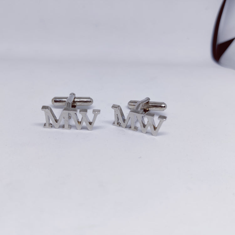 MW Double Initial Cufflinks