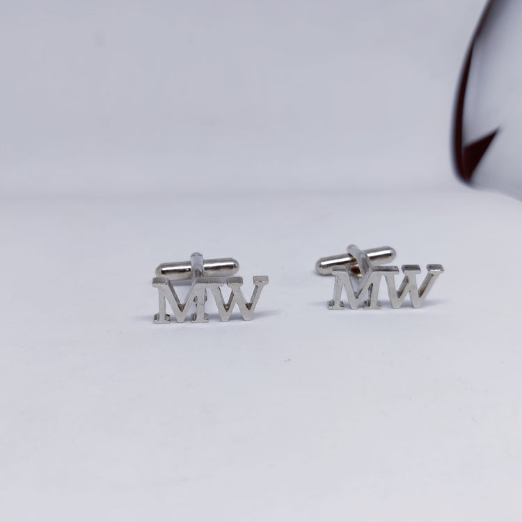MW Double Initial Cufflinks