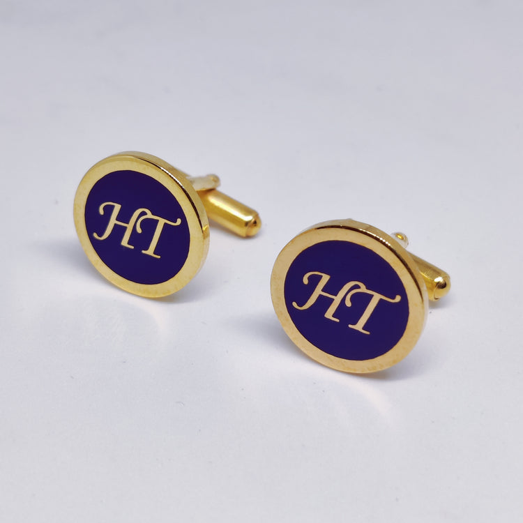 HT Initial Monogram Cufflinks