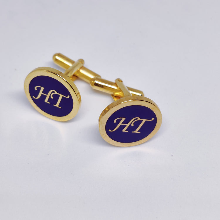 HT Initial Monogram Cufflinks