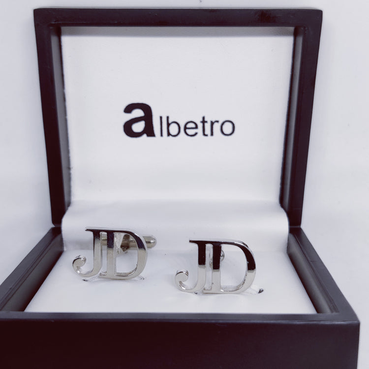 JD Double Initial Cufflinks