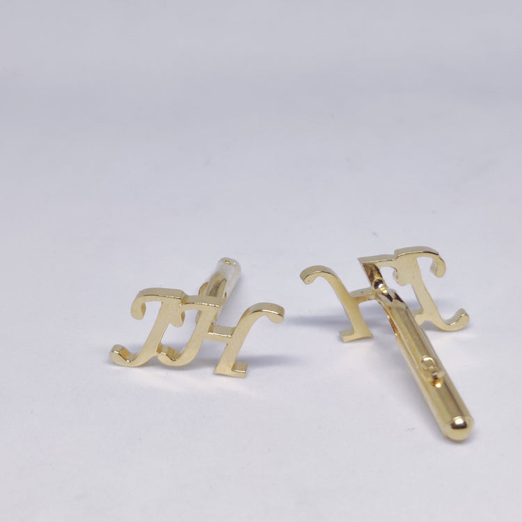 JH Double Initial Cufflinks