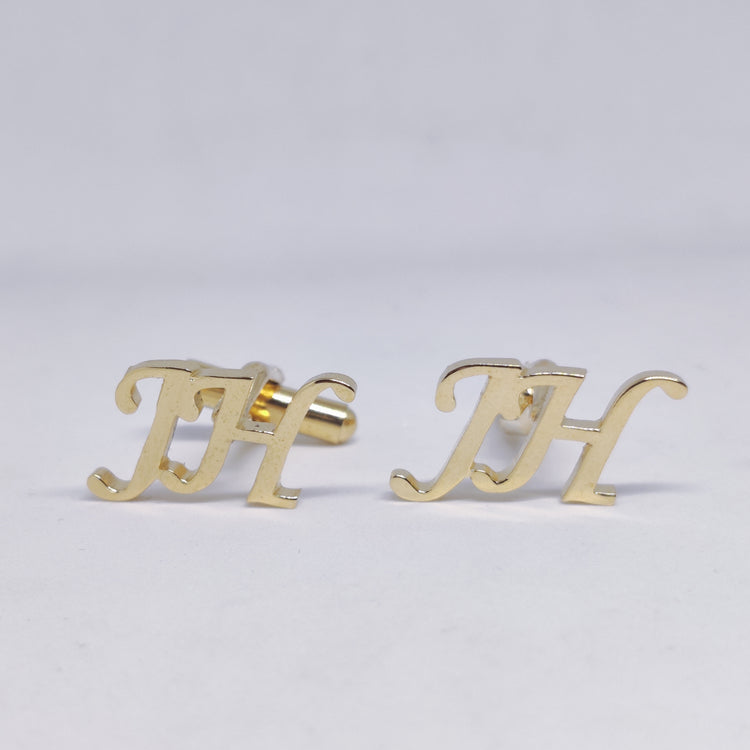 JH Double Initial Cufflinks