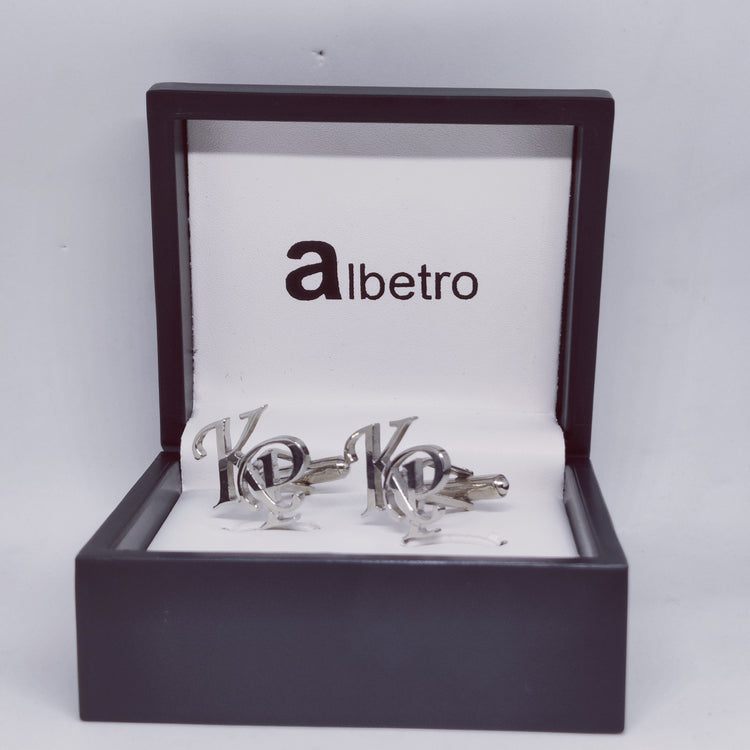 KP Double Initial Cufflinks