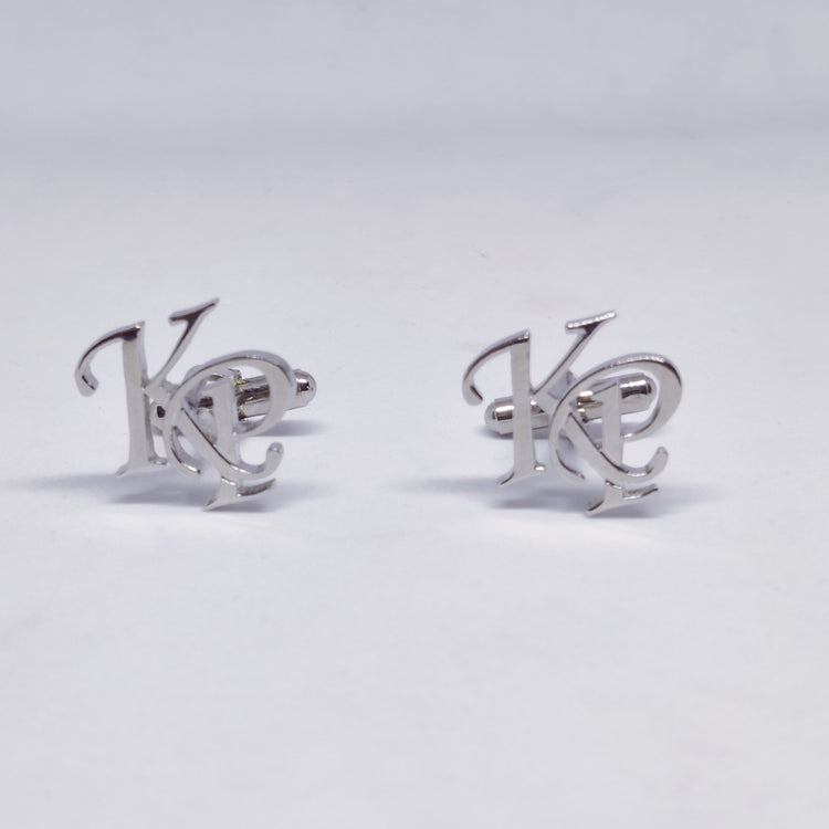 KP Double Initial Cufflinks