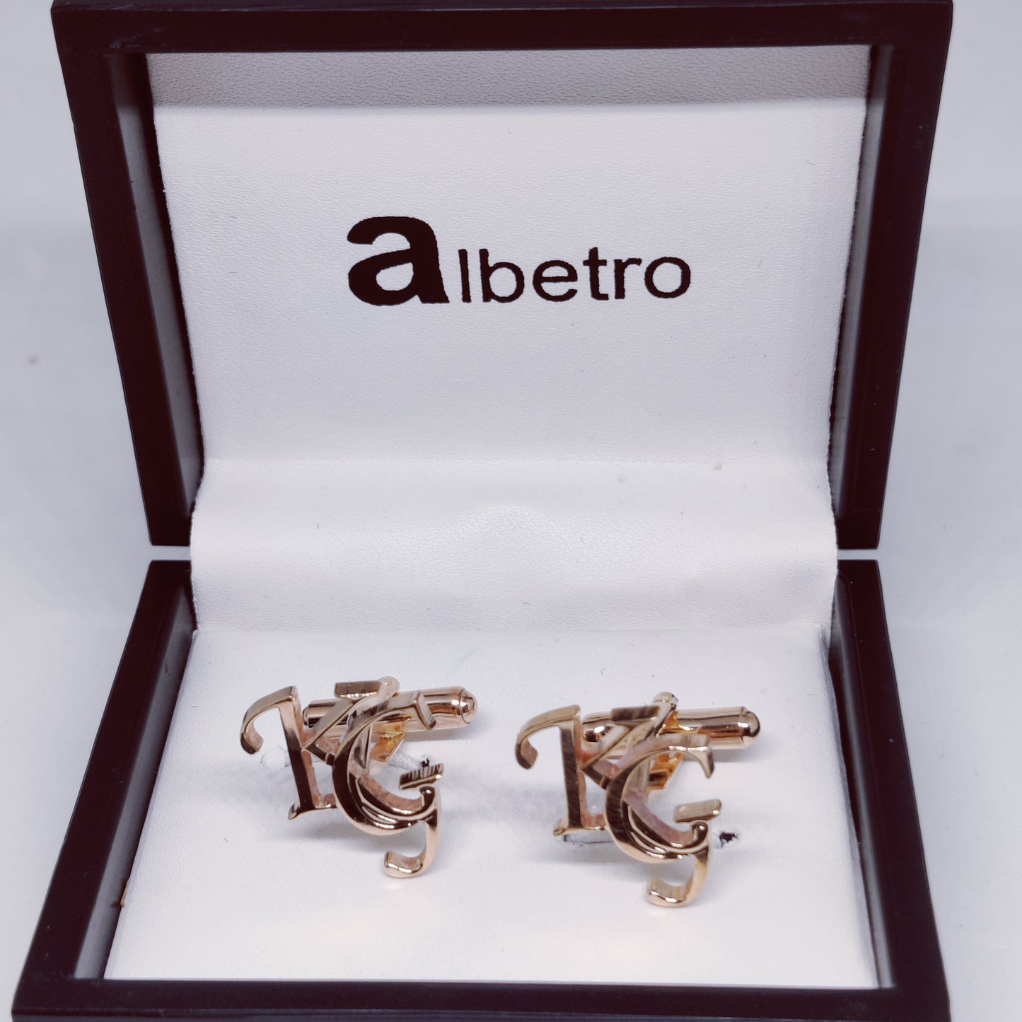 KG Double Initial Cufflinks