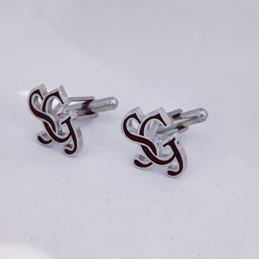 SG Initial Monogram Cufflinks