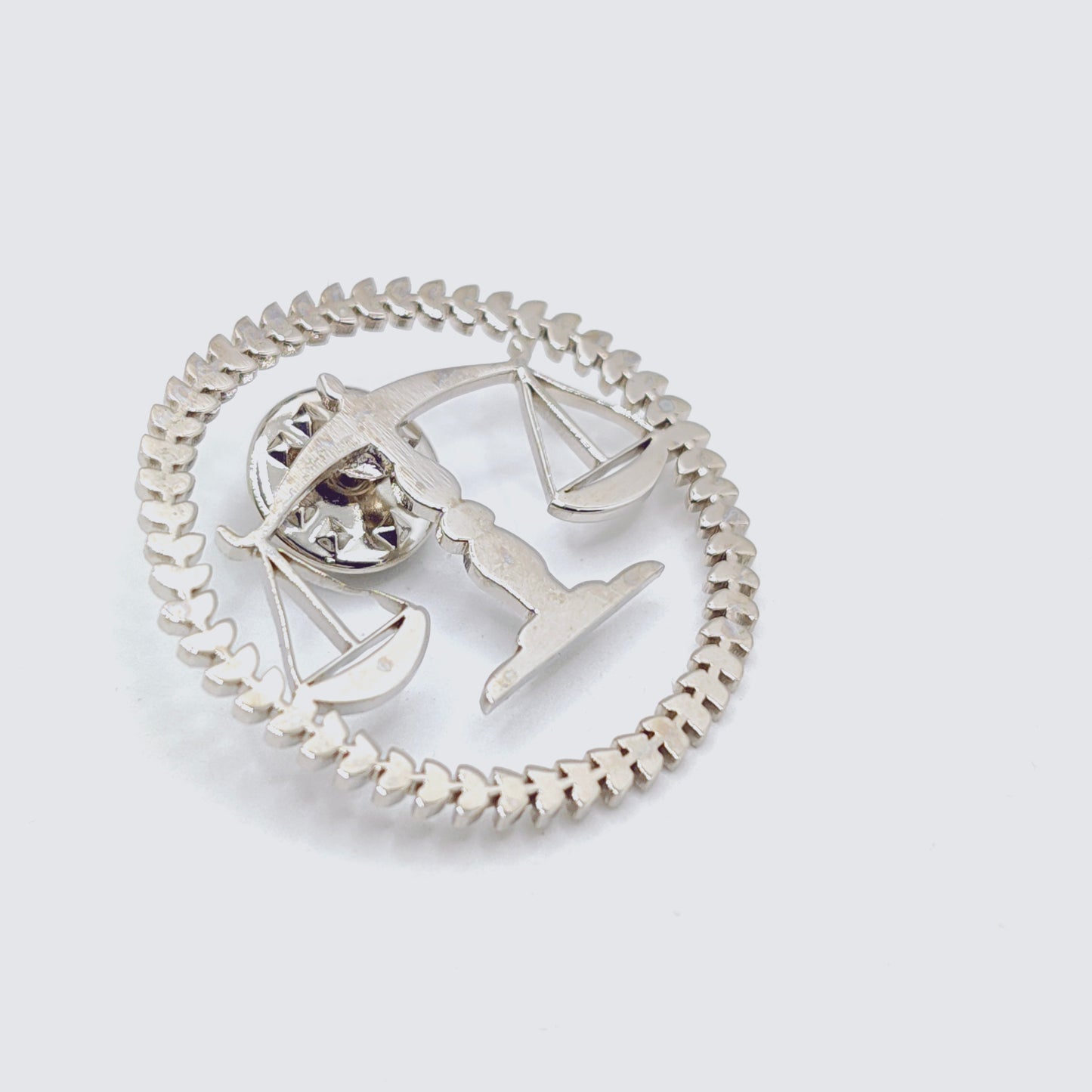 Scales of Justice Brooch – Classic Edition