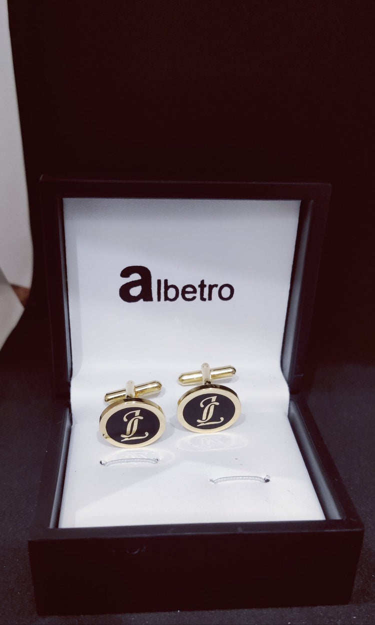 JL initial monogram Cufflinks