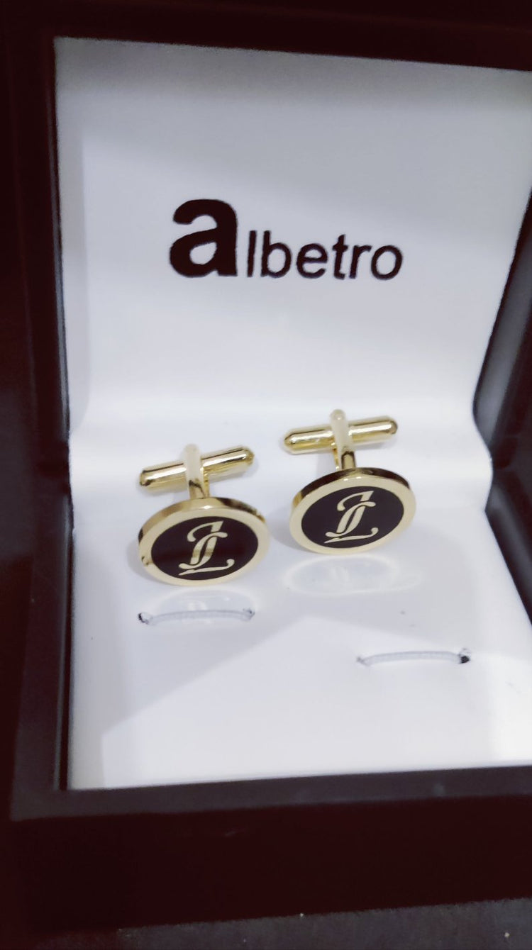 JL initial monogram Cufflinks