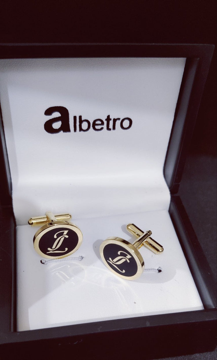 JL initial monogram Cufflinks