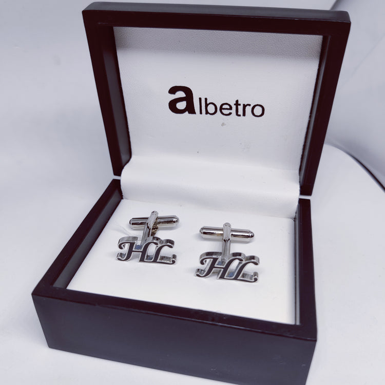 HL Double Initial Monogram Cufflinks