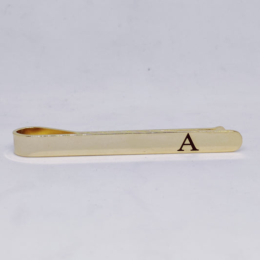 Personalized Initial Tie Clip