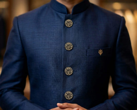 Murli Brass Bandgala Buttons