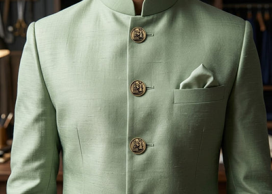 Shaadi Brass Button — Royal Court Edition