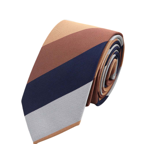 The Heritage Stripe Tie Classic Tricolor Edition