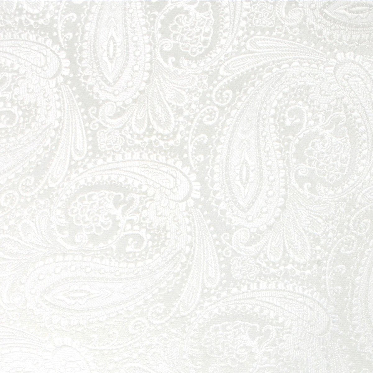 Diamond White Teardrop Paisley Tie