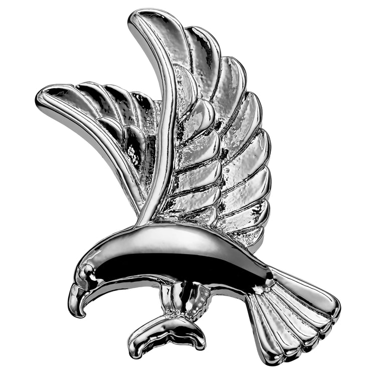 Silver Flying Eagle Lapel Pin