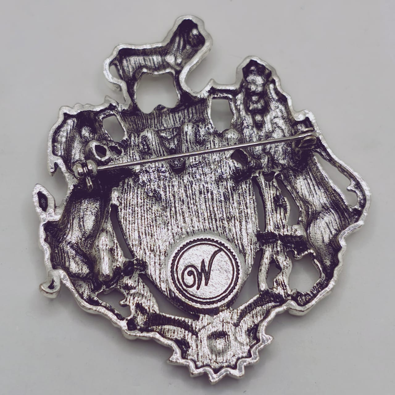 Royal Lion & Unicorn Brooch