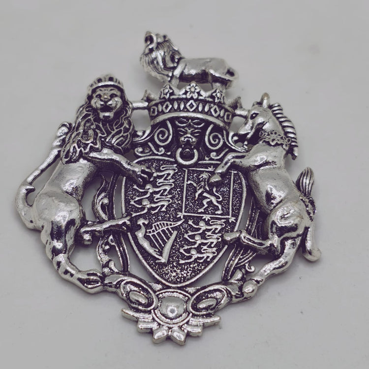 Royal Lion & Unicorn Brooch
