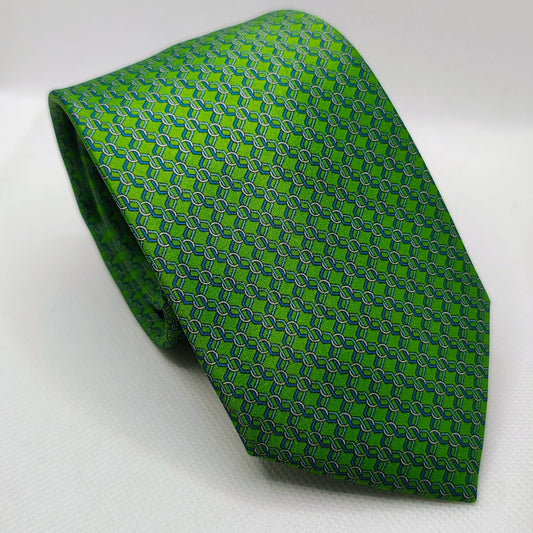 Verdant Chainlink Necktie