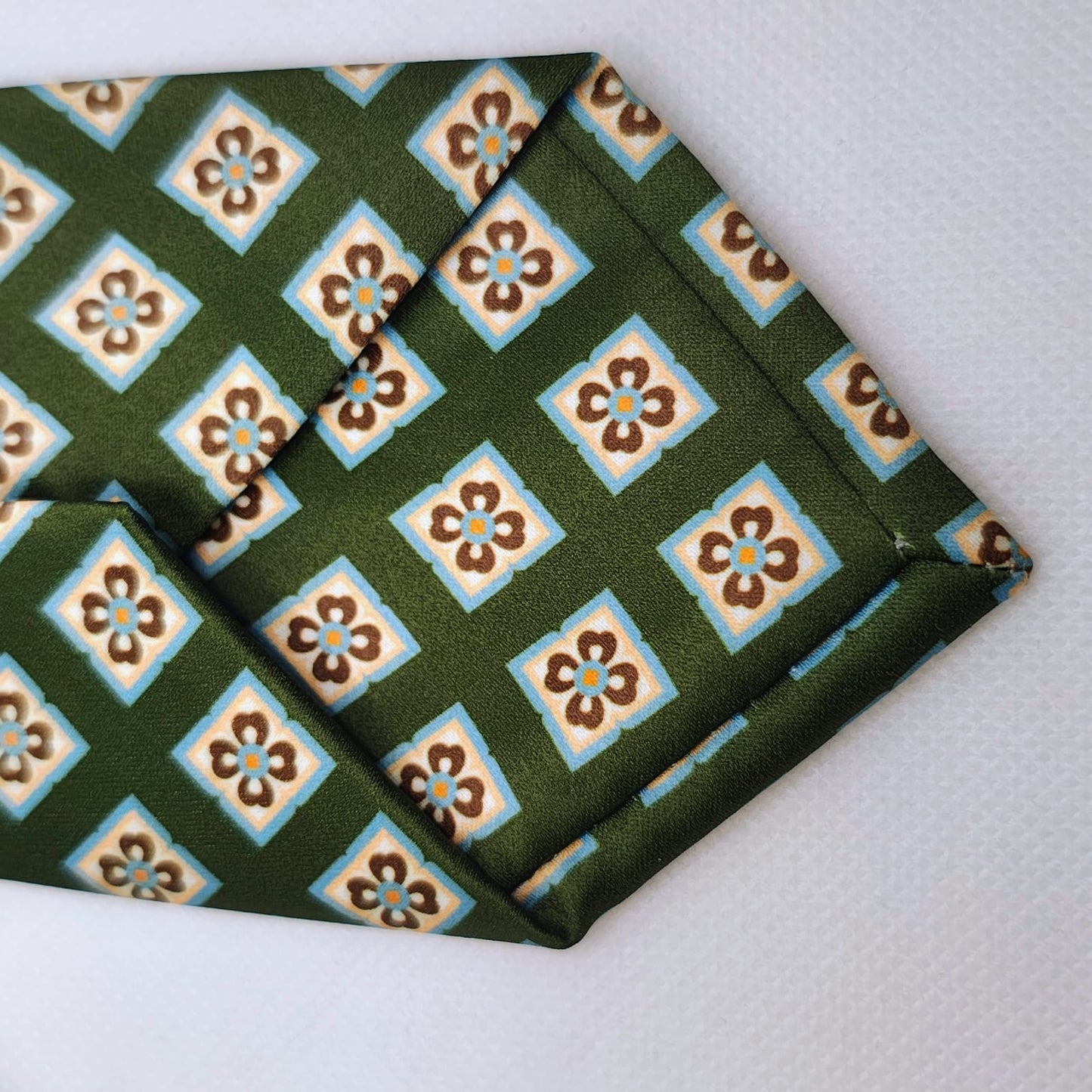 Emerald Mosaic Necktie