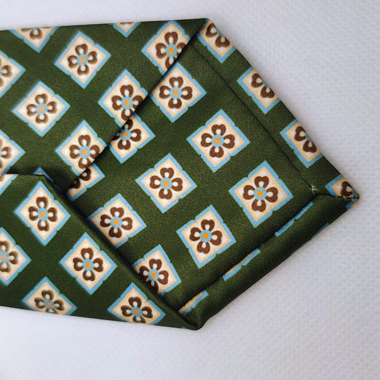 Emerald Mosaic Necktie