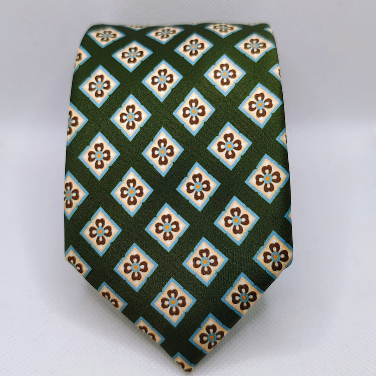 Emerald Mosaic Necktie