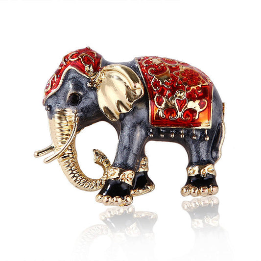 Royal Elephant Brooch