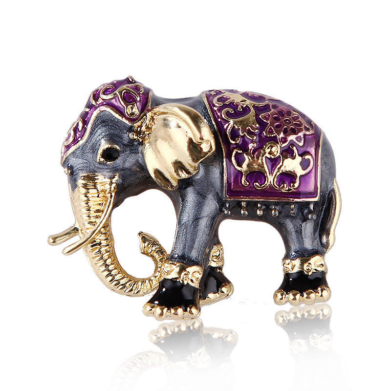 Royal Elephant Brooch