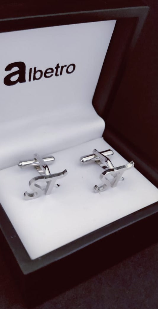 ST Double Initial Cufflinks