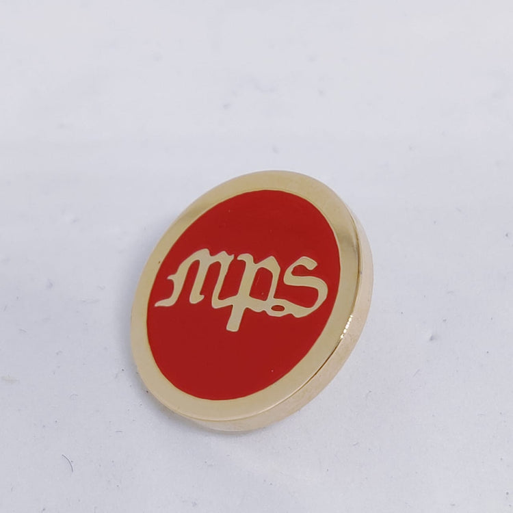 MPS Initial Monogram Lapel Pin