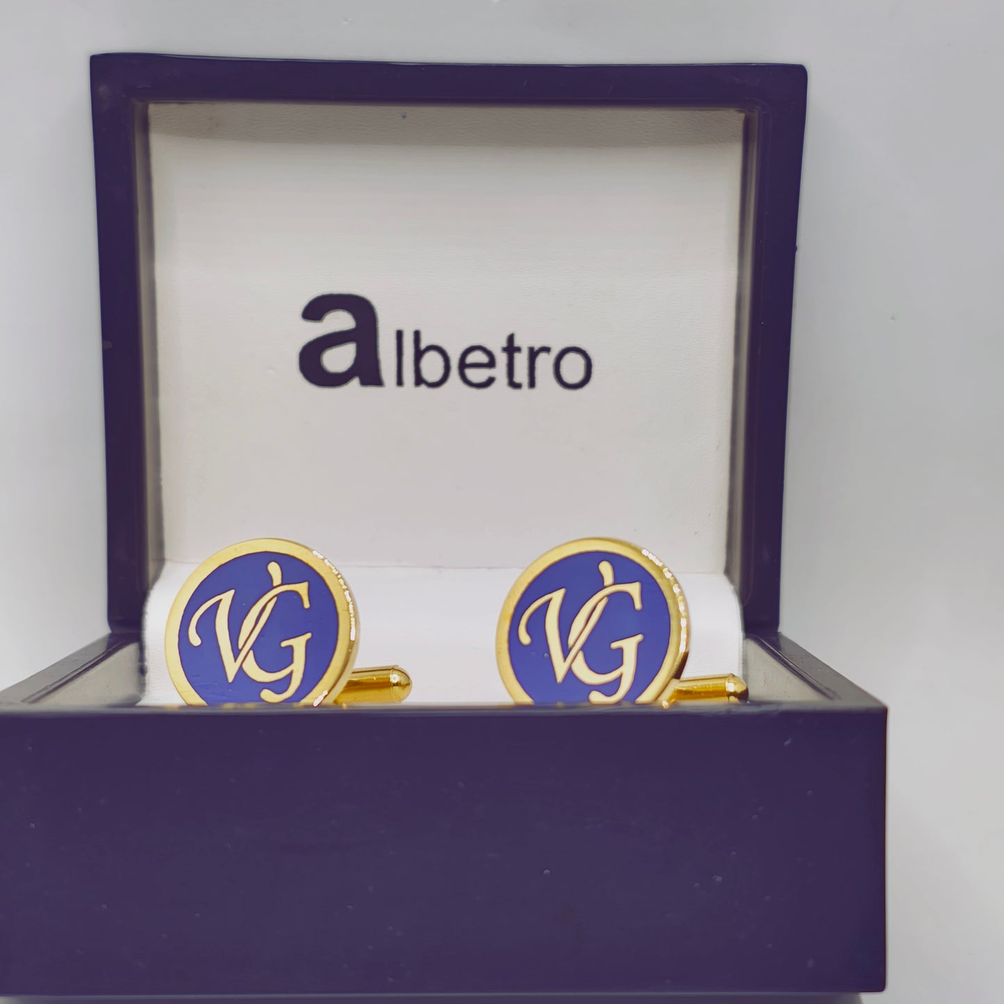 VG Initial Enamel Cufflinks