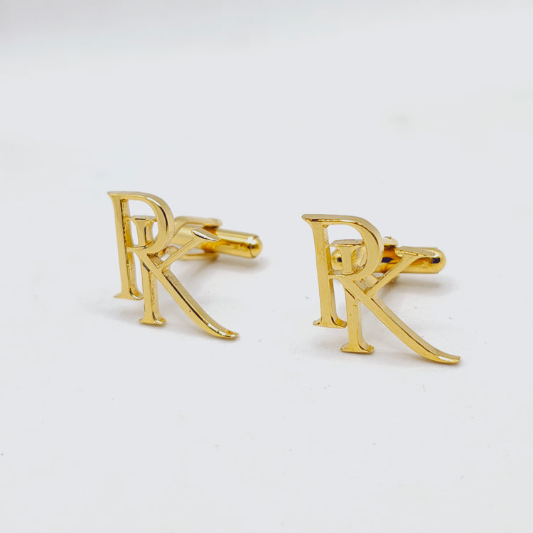 RK Double Initial Cufflinks