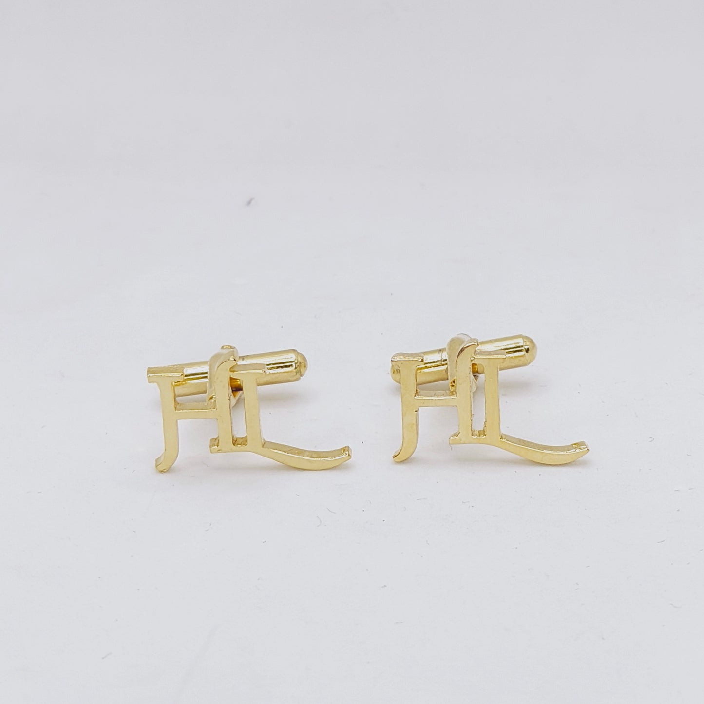 HL Double Initial Cufflinks