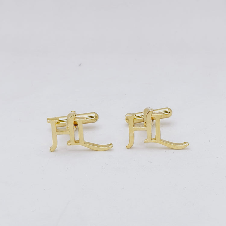 HL Double Initial Cufflinks