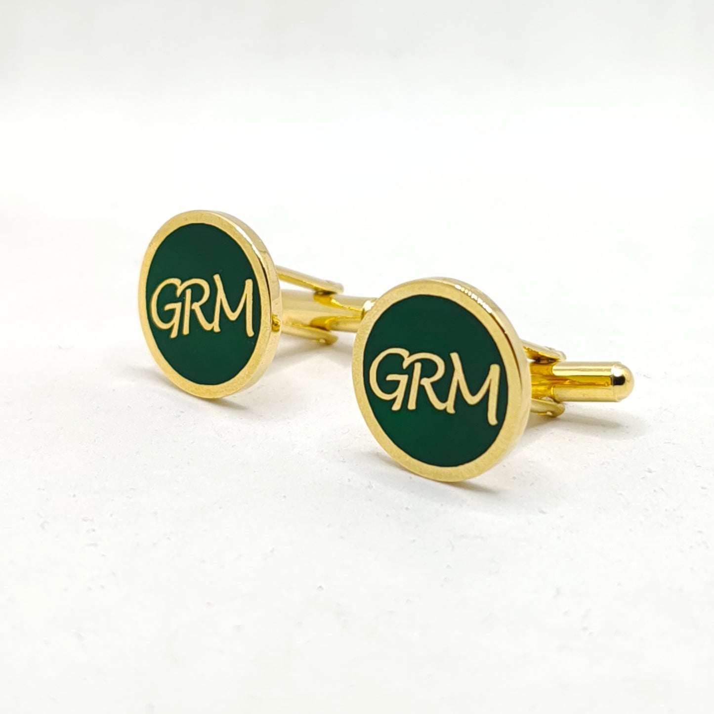 GRM Initial Monogram Cufflinks