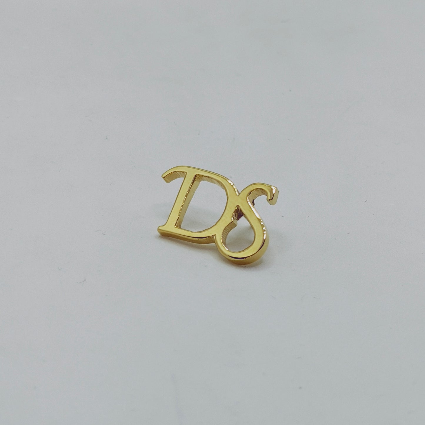 DS Double Initial Lapel Pin