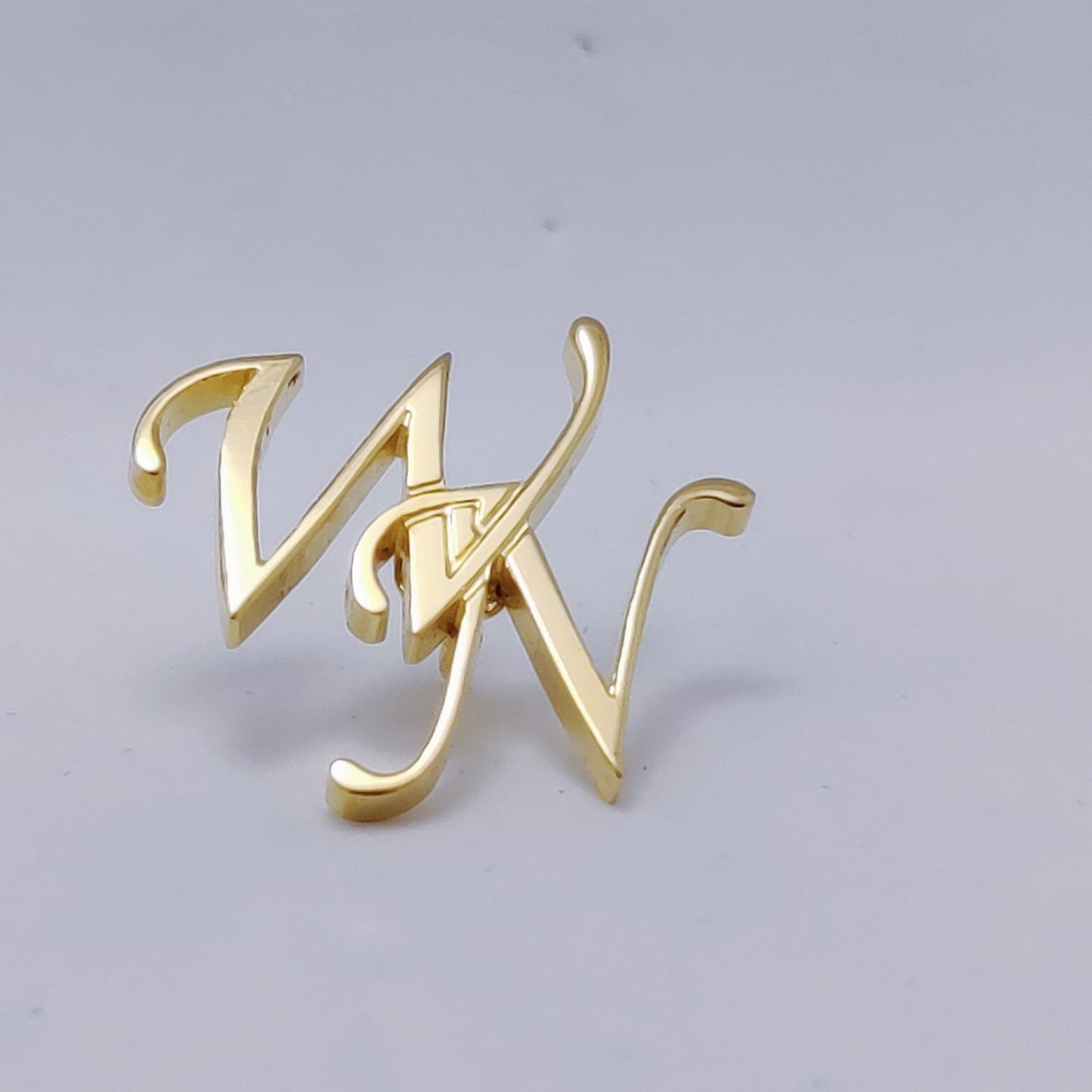 WN Double Initial Lapel Pin