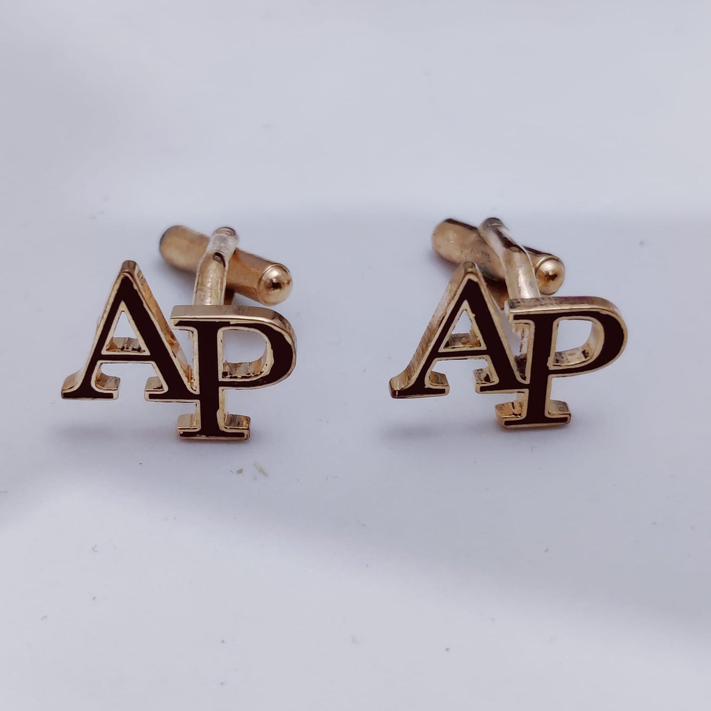 AP Initial Enamel Cufflinks