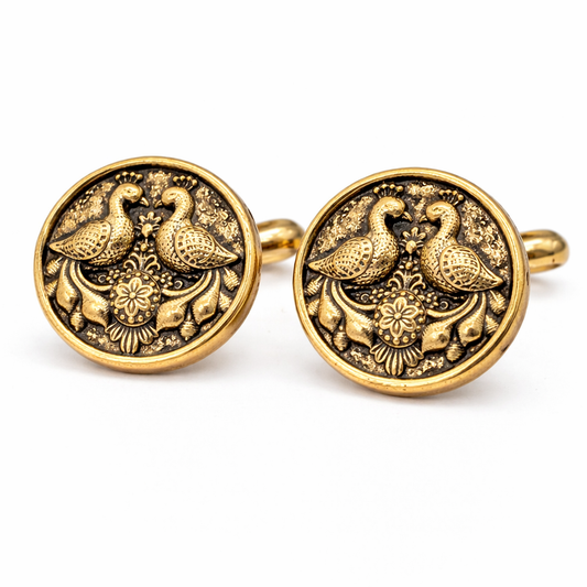 Mayur Heritage Antique Gold Cufflinks