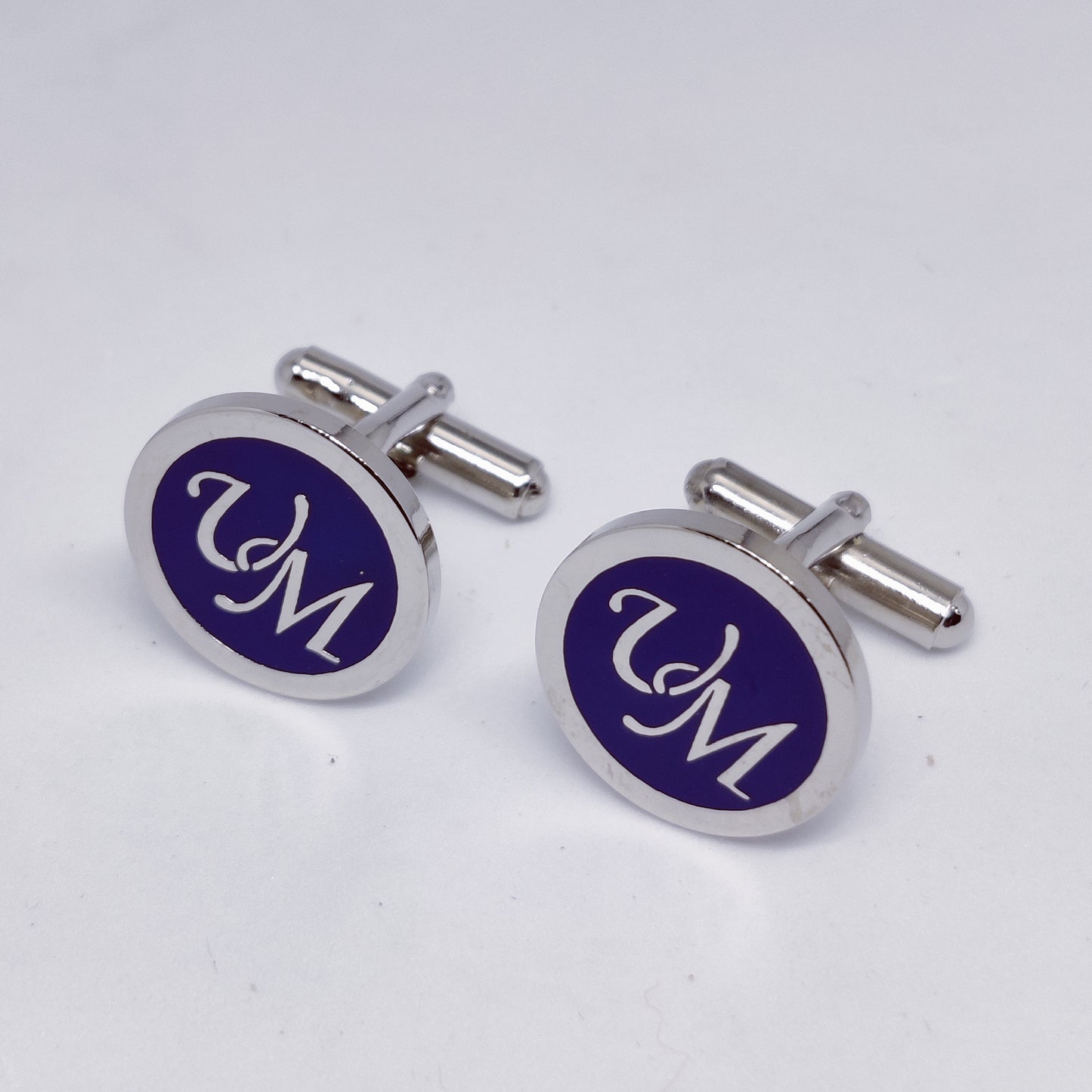 UM initial monogram cufflinks