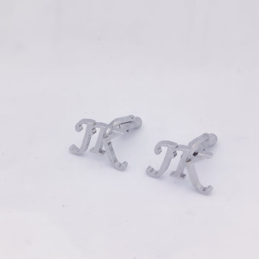 JK Double Initial Cufflinks