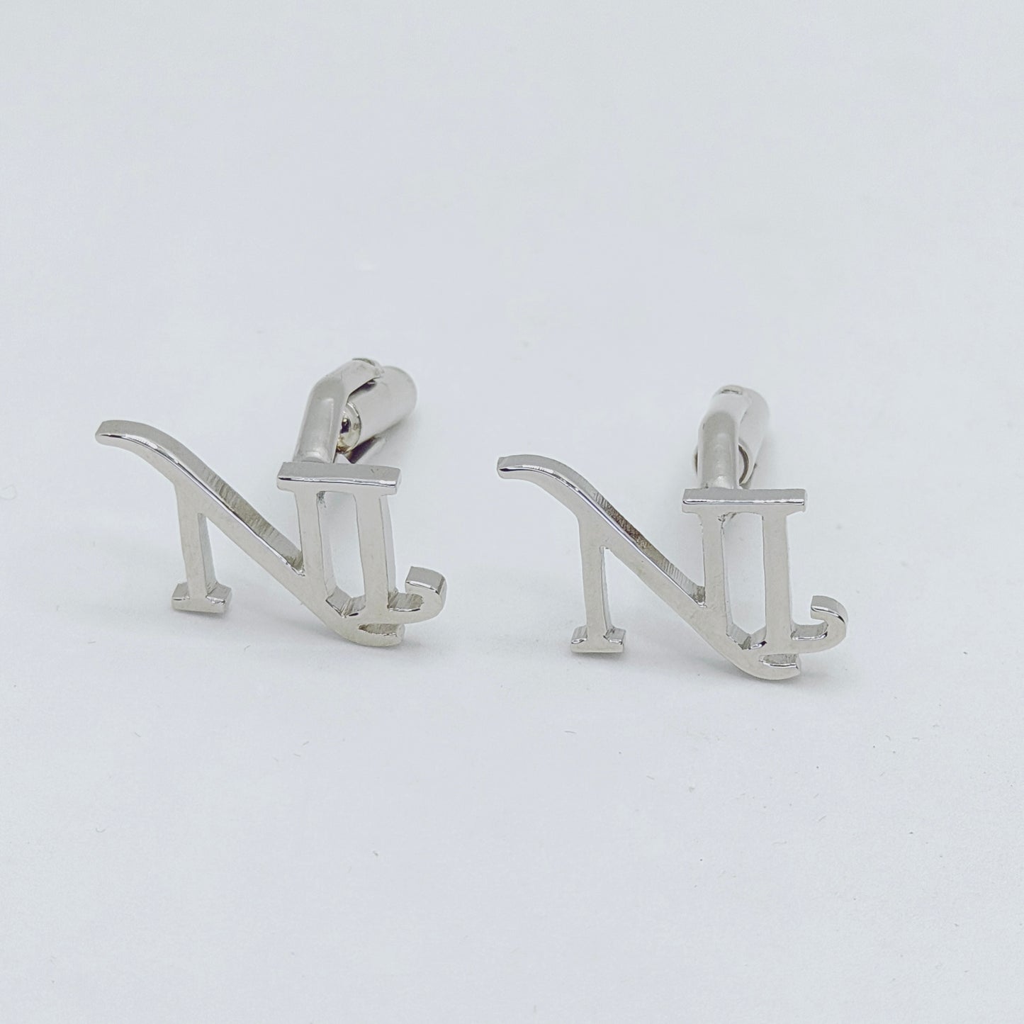 NI Double Initial Cufflinks