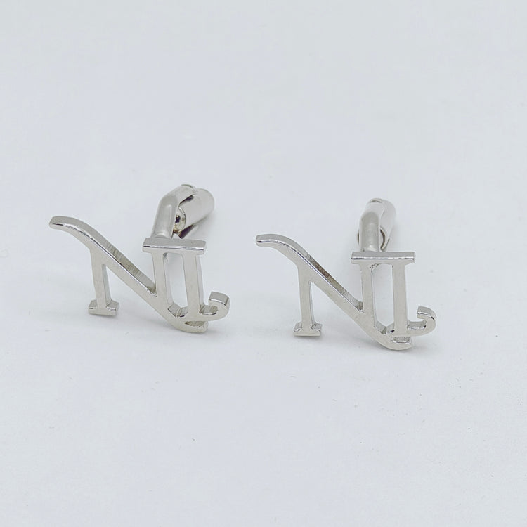 NI Double Initial Cufflinks